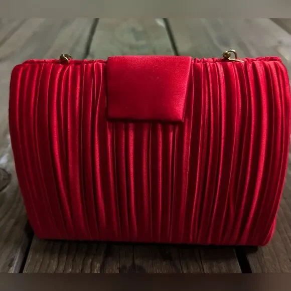 Vintage Lord & Taylor Mini Purse Satin or Clutch - Picture 2 of 7